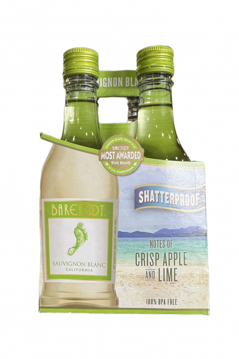 Barefoot Sauvignon Blanc 4 Pack 187ml