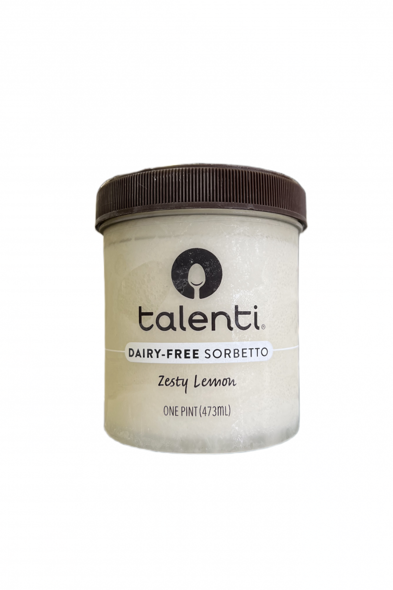 Talenti Vegan Ice-Cream Zesty Lemon (Dairy-Free Sorbetto) 473ml
