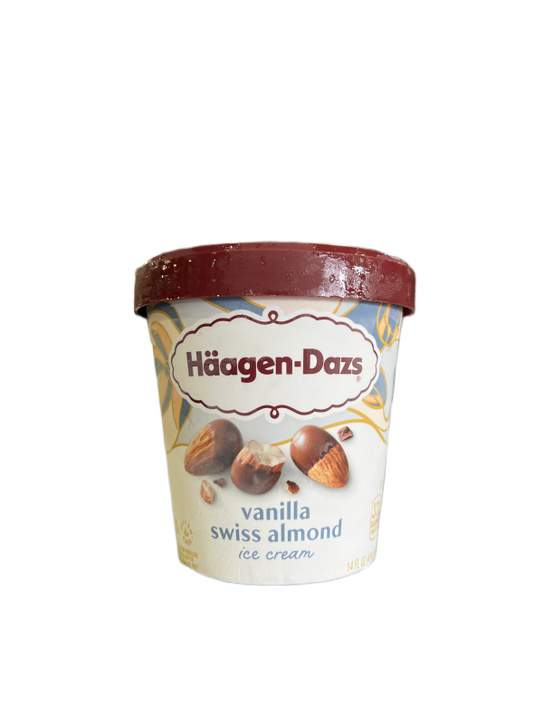 Haagen Dazs Vanilla Swiss Almond (14oz)