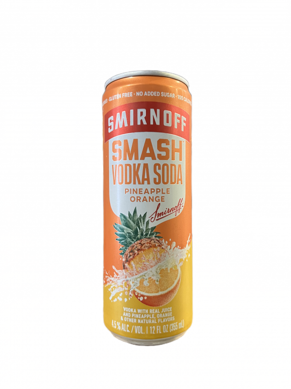 Smirnoff Smash Vodka Pineapple Orange Can 12oz