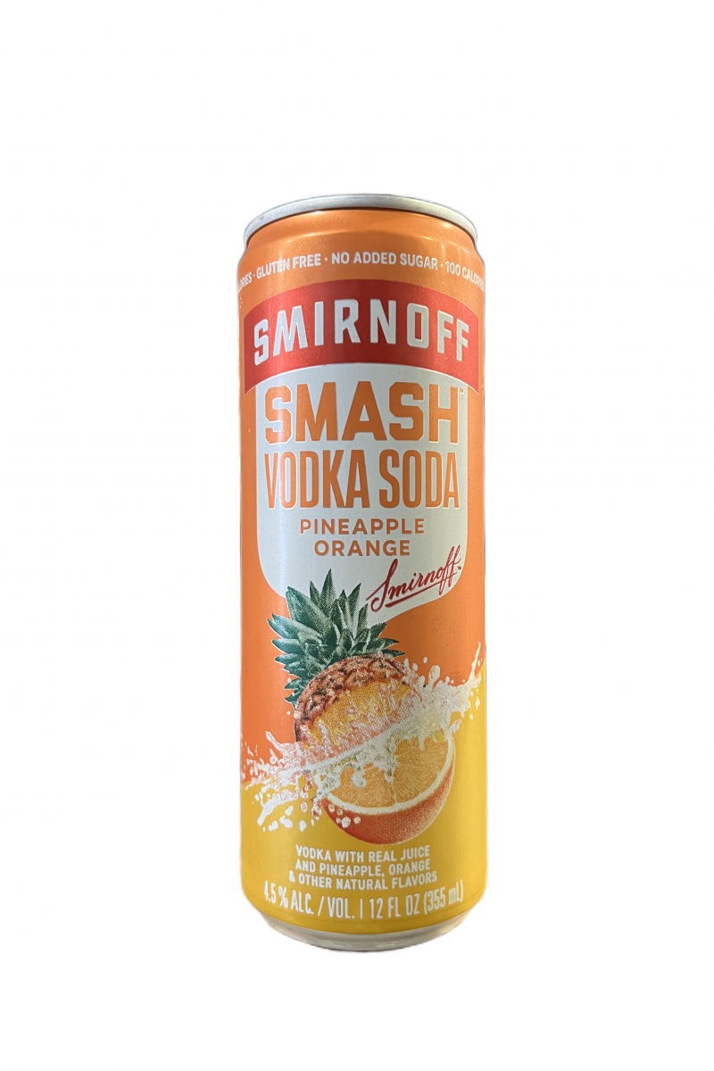 Smirnoff Smash Vodka Pineapple Orange Can 12oz