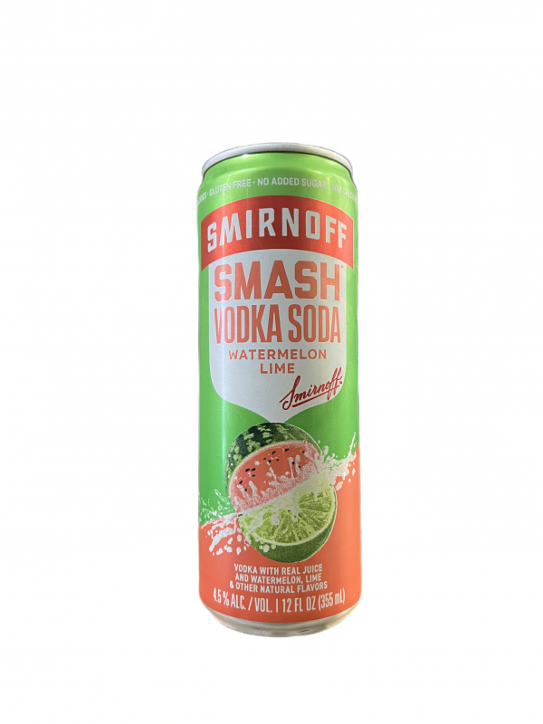 Smirnoff Smash Vodka Watermelon Lime Can 12oz