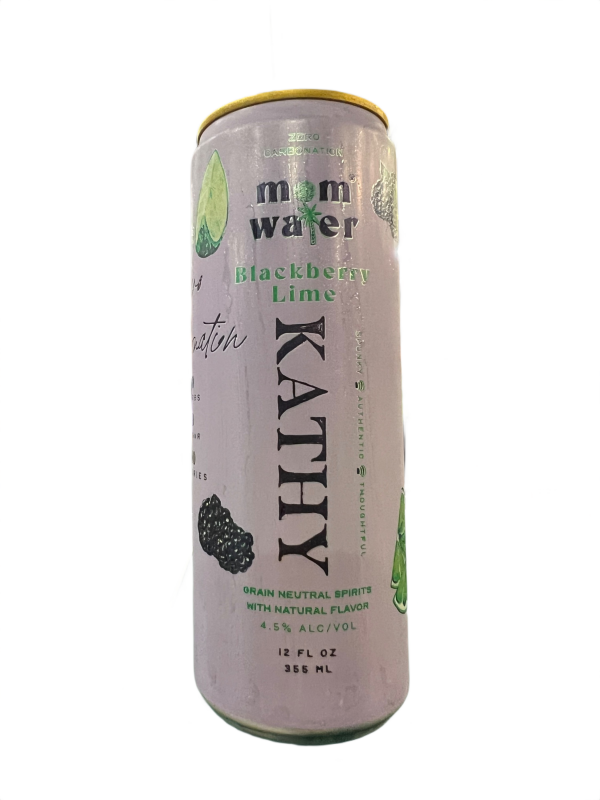 Mom Water Blackberry Lime Single Can 12oz