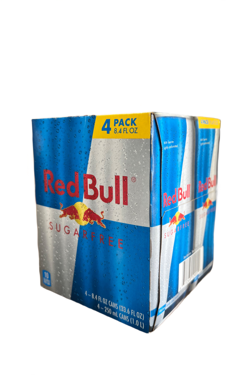 Redbull Energy Drink Sugar Free 4 Pack 8.4oz
