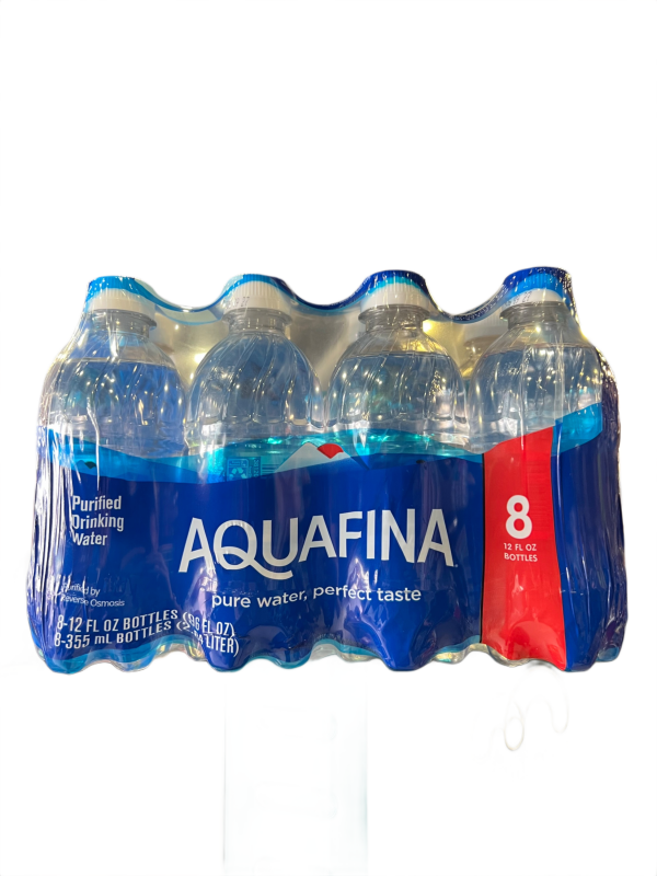 Aquafina 8 Pack 12oz Bottle