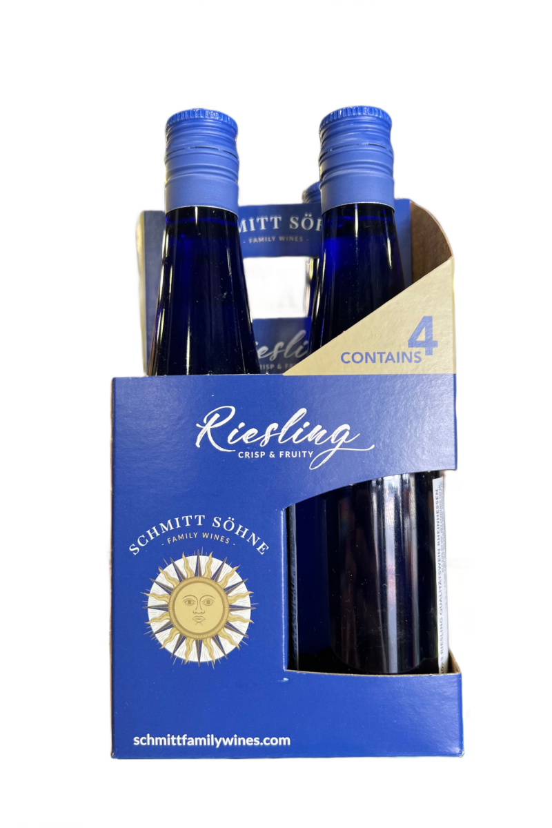Schmitt Söhne Dry Riesling 4 Pack 187ml