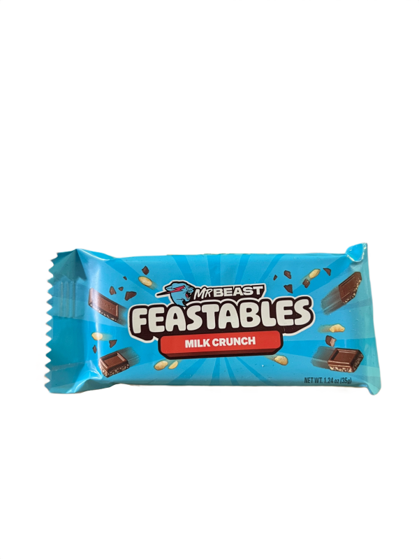 Mr Beast Feastables Milk Crunch 1.24oz