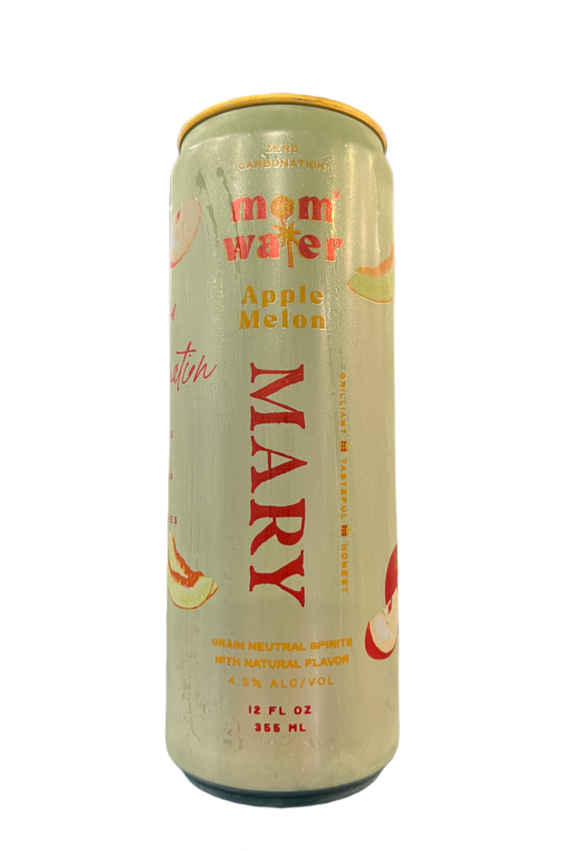Mom Water Apple Melon Single Can 12oz
