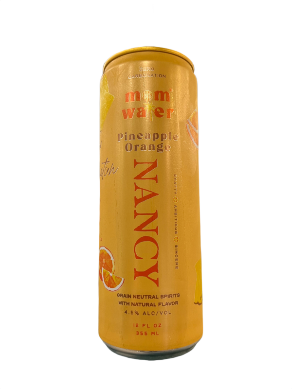 Mom Water Pineapple Orange Single Can 12oz
