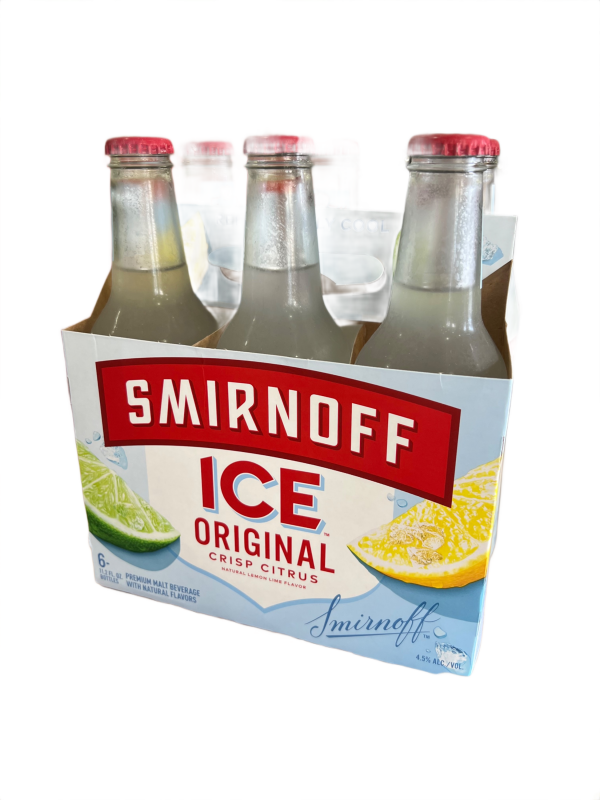 Smirnoff Ice Original 6 Pack Bottle 12oz