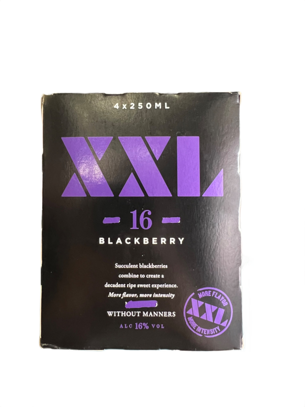 XXL Blackberry Can 4 Pack 8oz