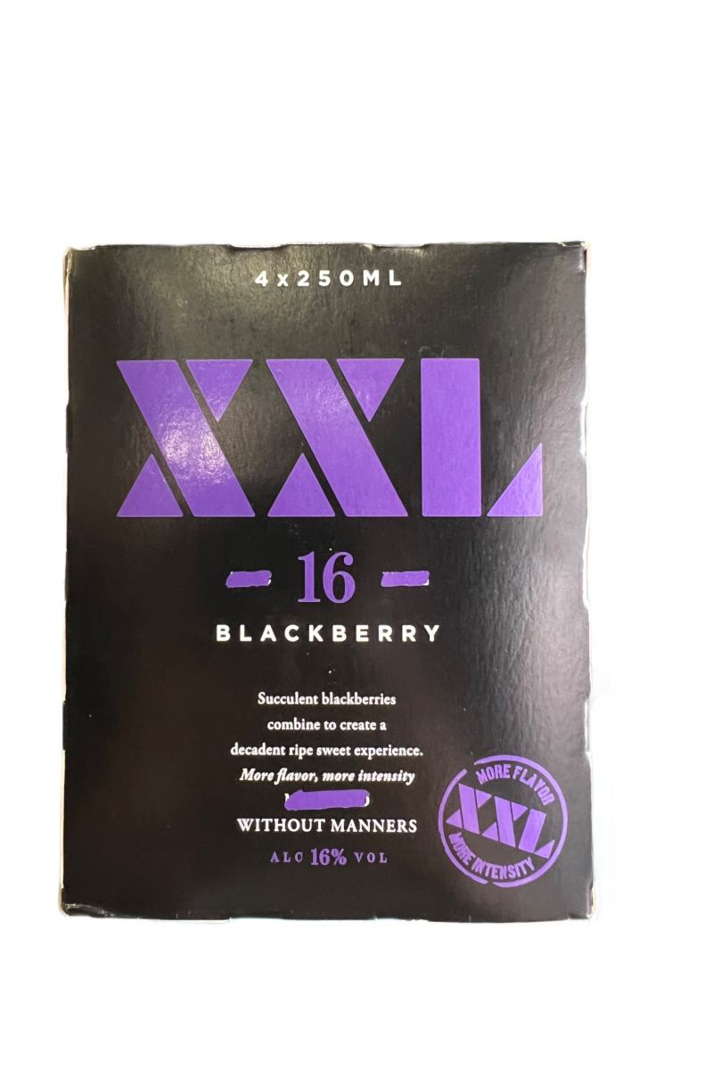 XXL Blackberry Can 4 Pack 8oz