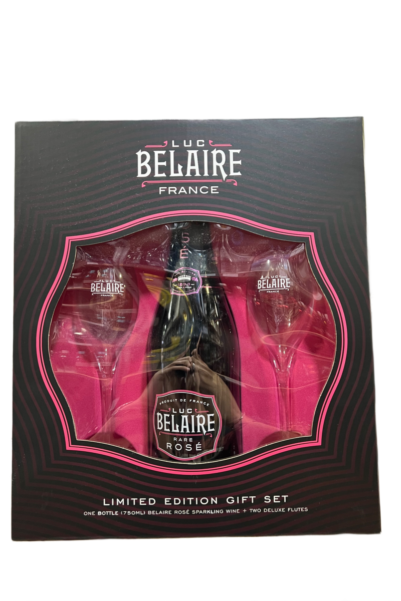 Luc Belaire Rare Rose Gift set 750ml