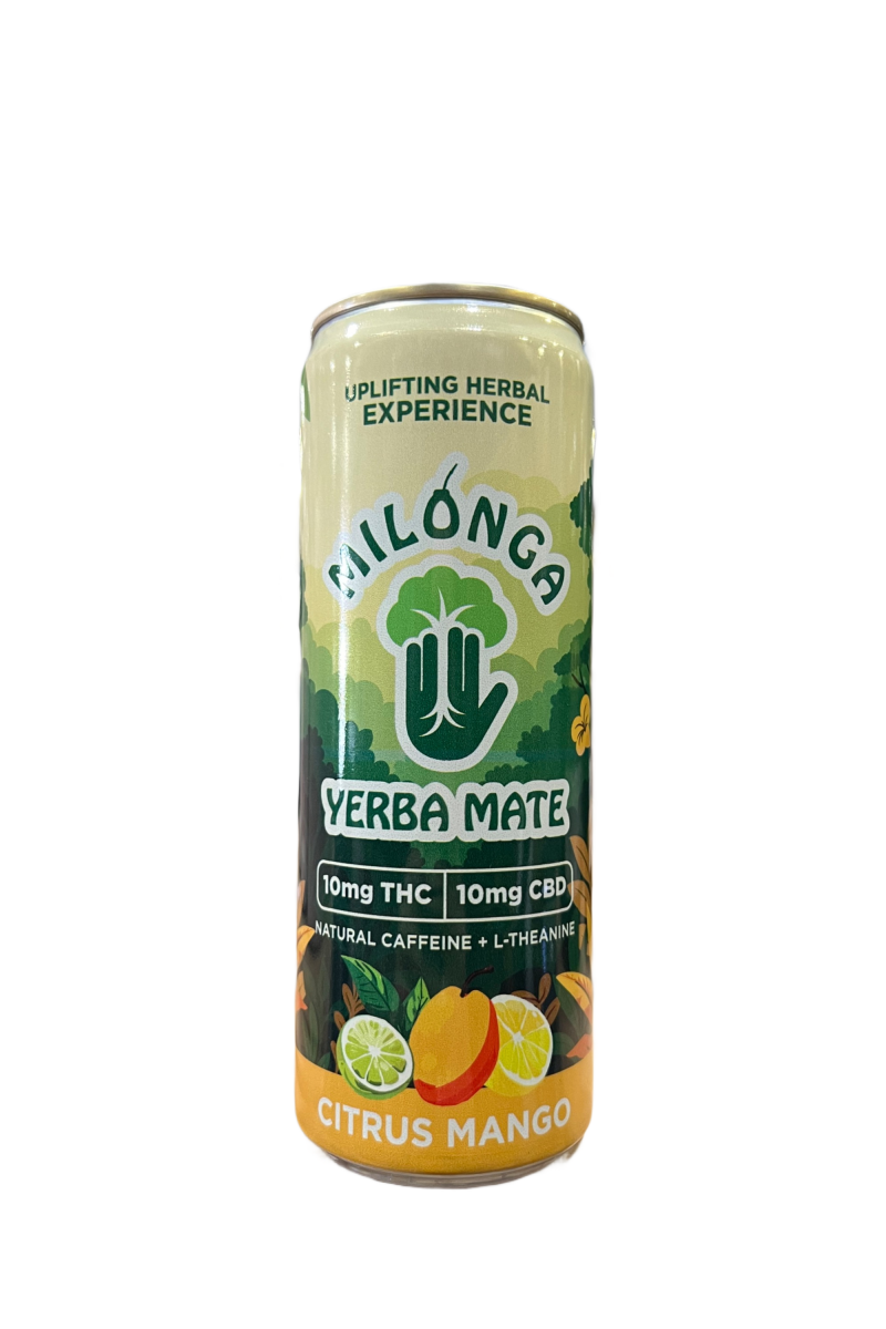 Milonga Yerba Mate Single 10mg THC Citrus Mango