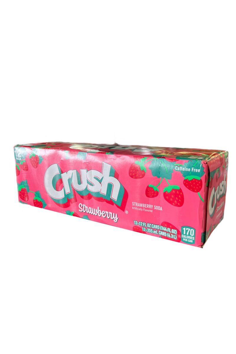 Crush Strawberry 12 Pack Can 12oz