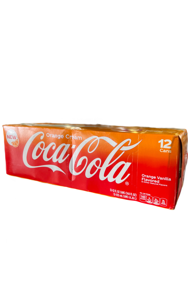 tempImageFCcDIt Coca Cola Orange Cream 12 Pack Can 12oz