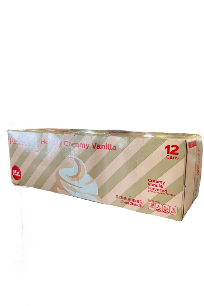 tempImageOfGY6a Coca Cola Creamy Vanilla 12 Pack Can 12oz