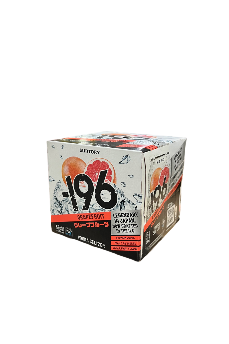 -196 Vodka Seltzer Grapefruit 12oz 4 Pack